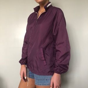 Purple windbreaker 💜